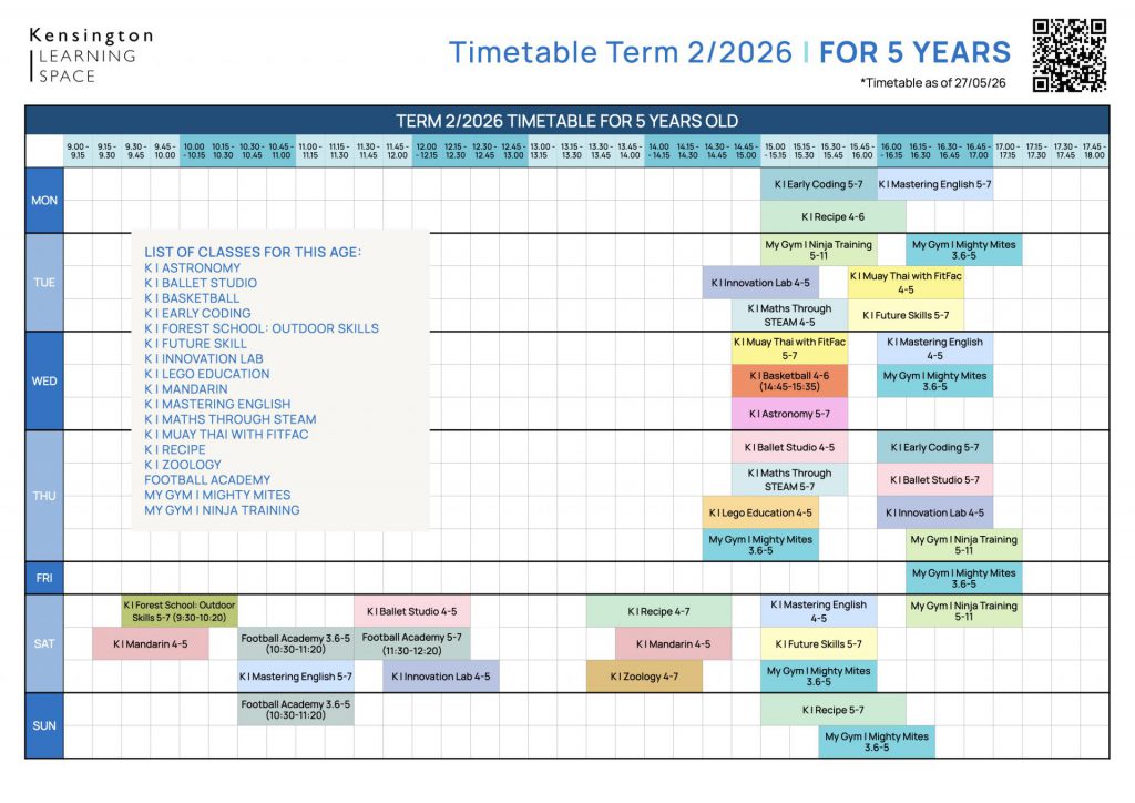 2:26 Timetable by age (Update).006
