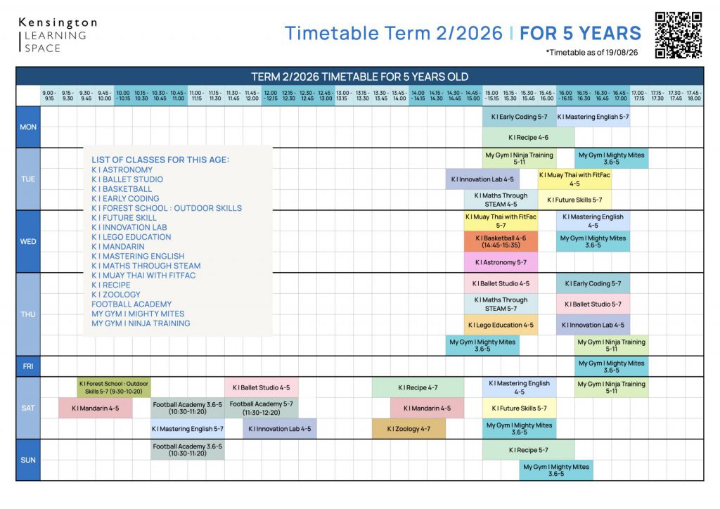 2:26 Timetable by age (Update).006