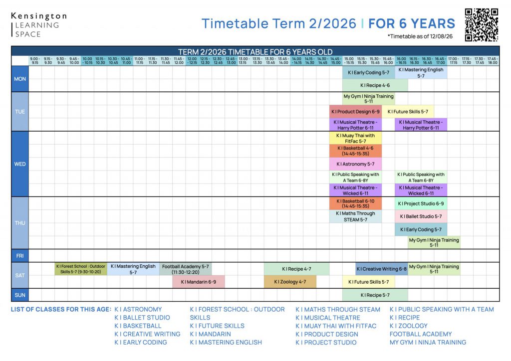 2:26 Timetable by age (Update).007