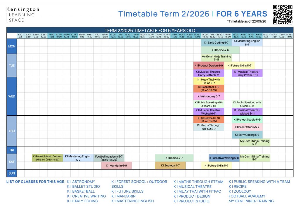 2:26 Timetable by age (Update).07